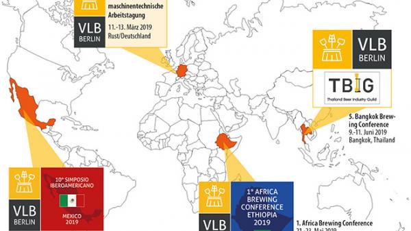 VLB-Brauereikonferenzen 2019 auf vier Kontinenten
