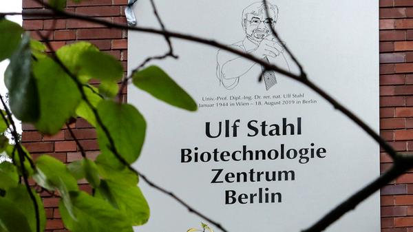 Gedenktafel am „Ulf Stahl Biotechnologie Zentrum Berlin“ enthüllt